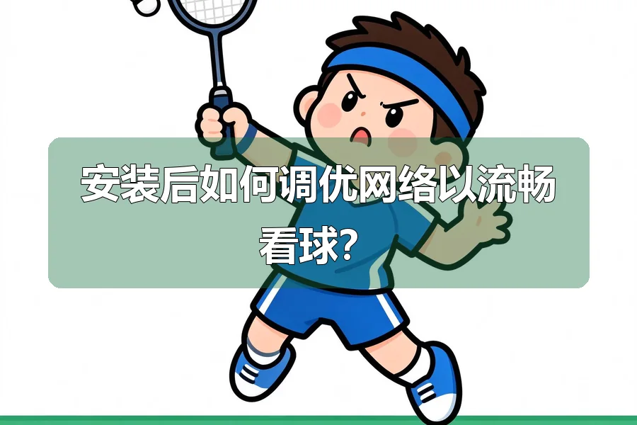 安装后如何调优网络以流畅看球?